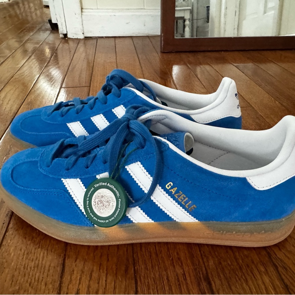 adidas Blue and White Women's Sneakers